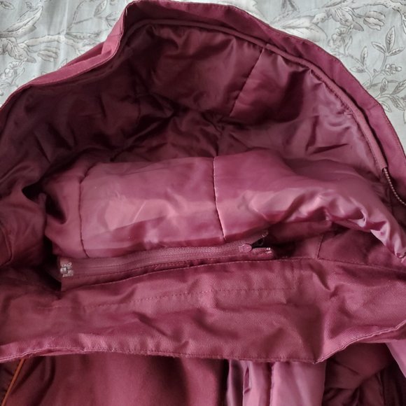 Men's - Mountain Warehouse Winter Jacket - burgundy/purple and rust colours - Picture 10 of 15